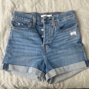 Levi WEDGIE Shorts (only worn once)